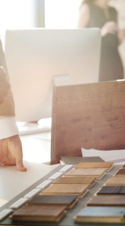 Design Team Busy Working Talking Concept